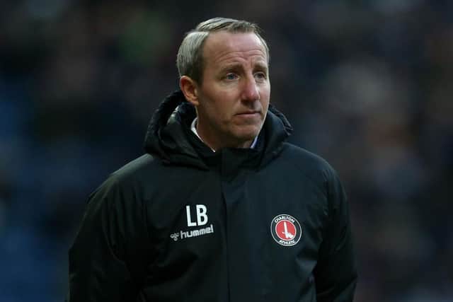Charlton Athletic manager Lee Bowyer