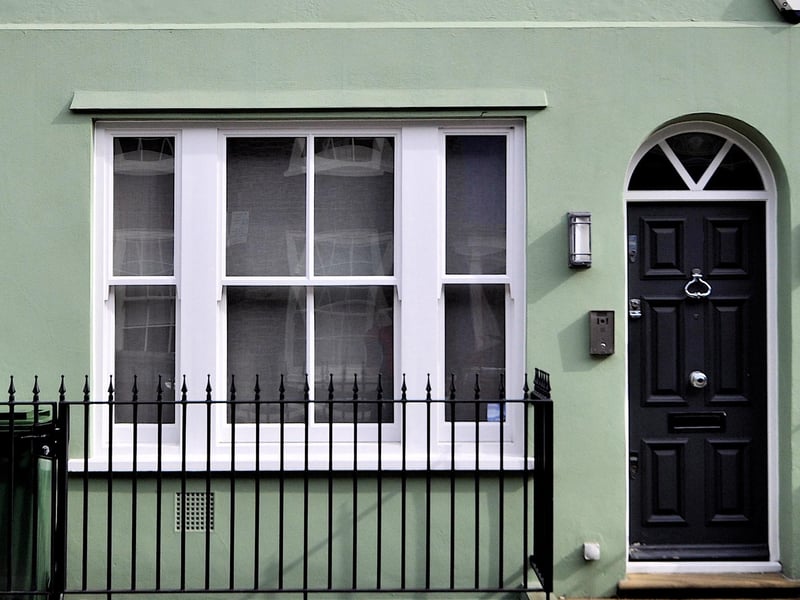 The colour of nature, and the colour we can see the most shades of, green is a popular choice outside the neutral options. It represents growth and new beginnings, so helps promote positivity as soon as you enter your property.