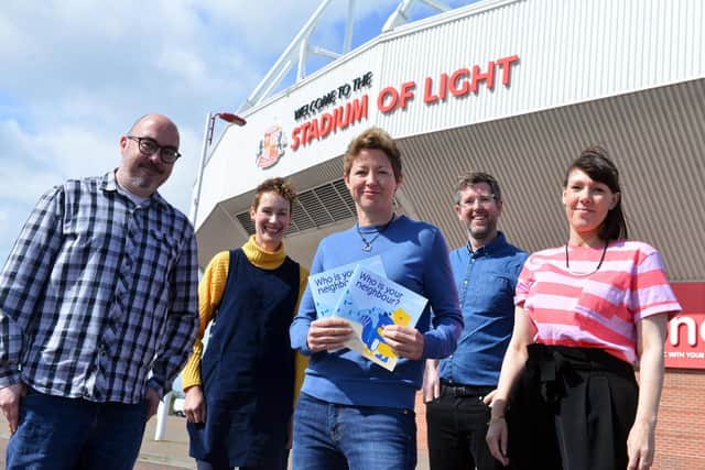 Local artists Rich Endean, Sharon Armstrong, Di Gates, Michael Sutton and Sarah Tempest have created a book for the Ukraine children signed by SAFC players.