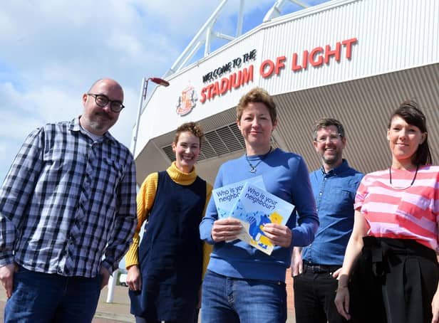 Local artists Rich Endean, Sharon Armstrong, Di Gates, Michael Sutton and Sarah Tempest have created a book for the Ukraine children signed by SAFC players.