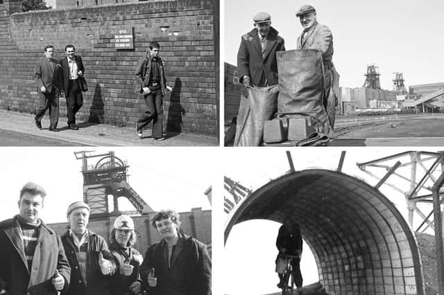 Easington Colliery over the years and the industry which dominated its skyline.