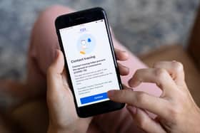 This is how many people in each North East area have received a 'ping' from the NHS Covid app throughout the first week of July. Photo: Dan Kitwood/Getty Images.
