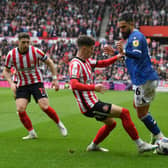 Trai Hume playing for Sunderland against Watford.