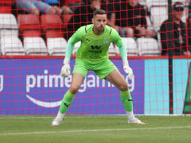 STEVENAGE, ENGLAND - JULY 23: Remi Matthews of Crystal Palace during the Pre-Season Friendly between Stevenage and Crystal Palace at The Lamex Stadium on July 23, 2021 in Stevenage, England. (Photo by Catherine Ivill/Getty Images)