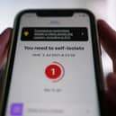 New figures show how many people have been told to self-isolate after a notification from the NHS Covid-19 app.