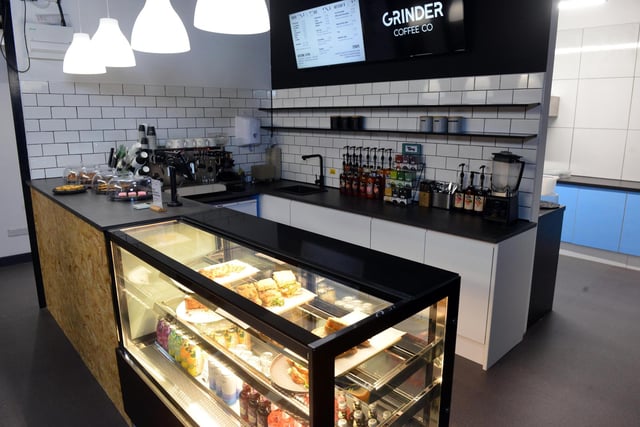The new Grinder Coffee Co. at the new Hills Arts Centre on Waterloo Place has a five star rating from 14 reviews.