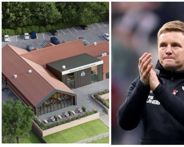 Newcastle United head coach Eddie Howe provides an update on the club's training ground (photo: Getty/Public Access).