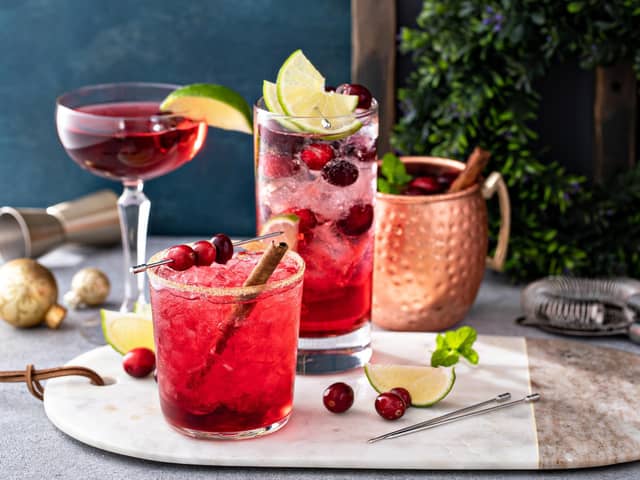 Use coloured drinks such as cranberry juice in cocktails as they can help avoid a hangover.