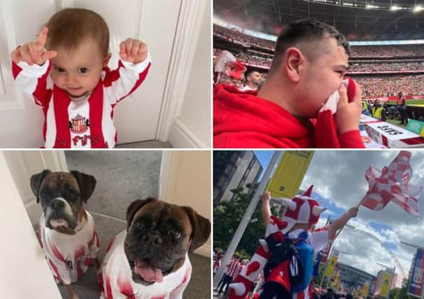 Some of the photos you sent us as Sunderland clinched promotion back to the Championship