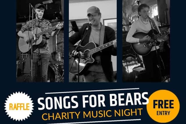 Songs For Bears is at the White Lion, Houghton on Saturday, June 17 at 8pm.