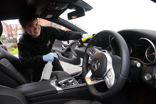 Ronnie Little has impressed residents across Sunderland with his valeting business.