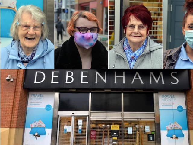 Shoppers in Sunderland city centre have had their say on Debenhams closing.
