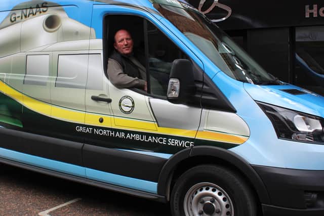 John Ballan of the Great North Air Ambulance.