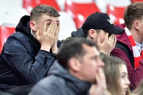 Sunderland fans wait for EFL decision.