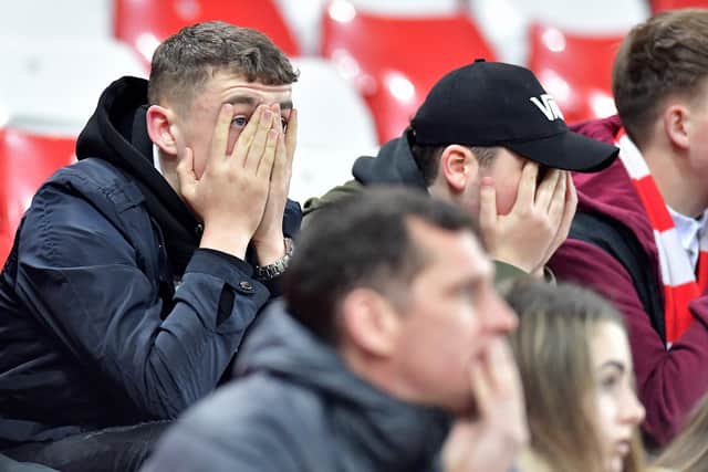 Sunderland fans wait for EFL decision.