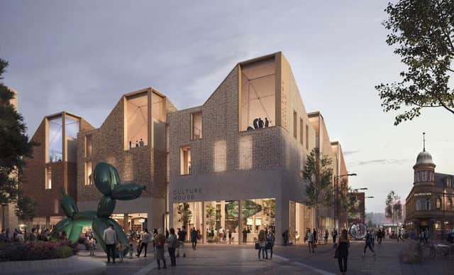 An artist's impression of how The Culture House could look.