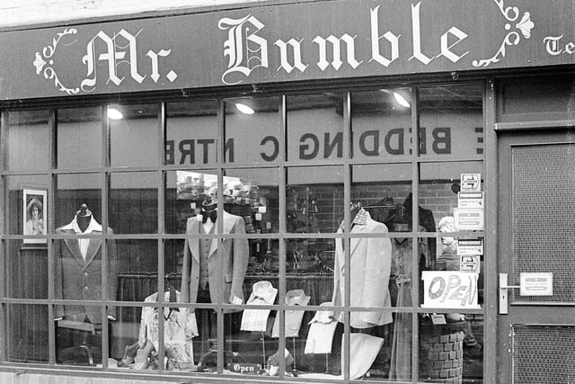 Bow ties, waistcoats, smart suits and much more. That's what a trip to Mr Bumble was all about. Photo: Bill Hawkins.