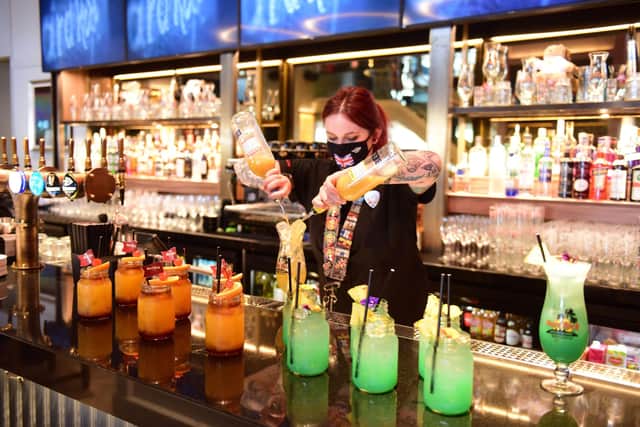 There's a wide range of cocktails on offer