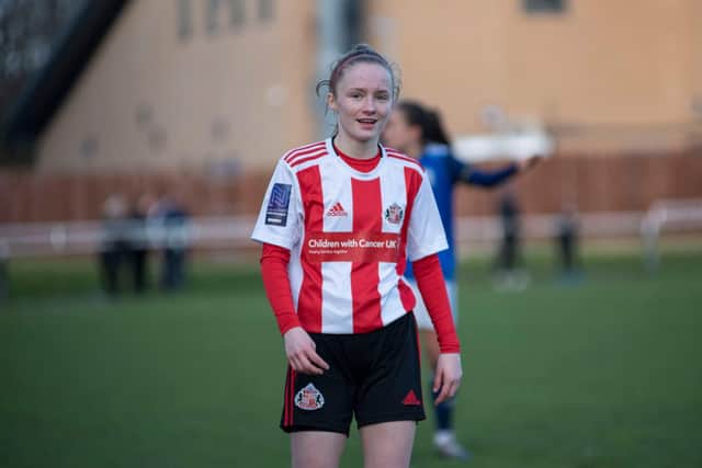 Fomer Sunderland winger Katie Barker, who has moved to Newcastle United - Photo by Colin Lock