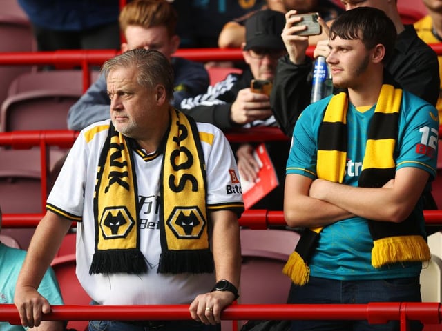 Average league attendance at Molineux this season = 31,470