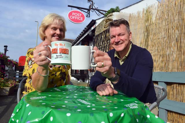 Katie and Sean Hudson aim to have a Macmillan Coffee morning that will join East and West Boldon.