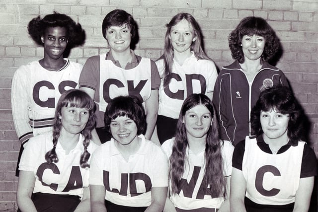 South Yorkshire Under 21 Netball Team, March 1979