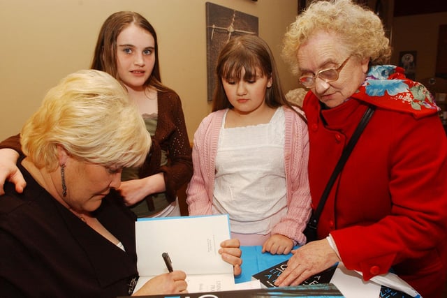 Sheila Quigley attracted lots of fans when she visited Ottakars for a book signing session in 2006.