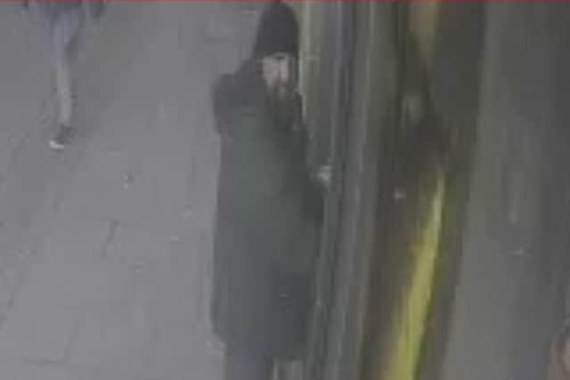 Do you know this man? Police would like to speak to him about the incident.