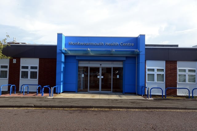 Monkwearmouth Health Centre, in Dundas Street, was recorded as having 4,588 patients and the full-time equivalent of 1.9 GPs, meaning it has 2,425 patients per GP