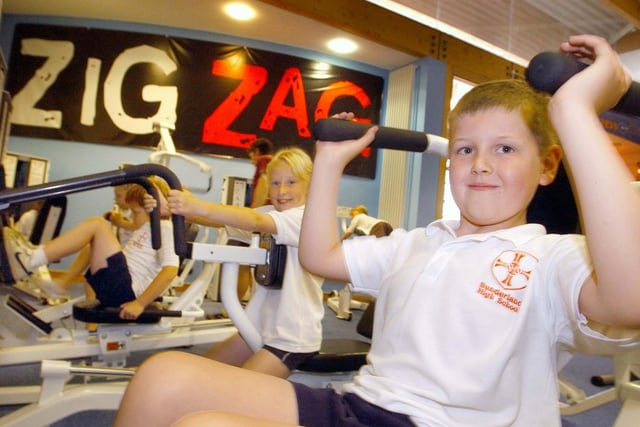 Pupils from Sunderland High School enjoyed a workout at the Zig Zag gym in the Raich Carter Centre 7 years ago.