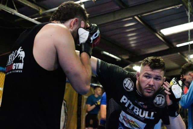 Mick Parkin, right, is gearing up for his UFC debut. Photo courtesy of Jake Smith.