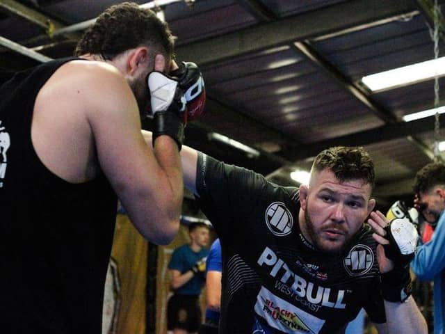 Mick Parkin, right, is gearing up for his UFC debut. Photo courtesy of Jake Smith.