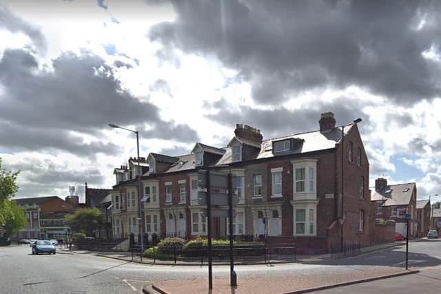 The break-in happened in South Hill Crescent, off New Durham Road, in Sunderland. Image copyright Google Maps.