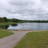 The lake at Hetton Country Park.