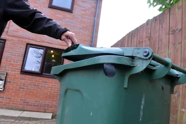 Rats have chewed through wheelie bins in Donnison Gardens in the East End of Sunderland.