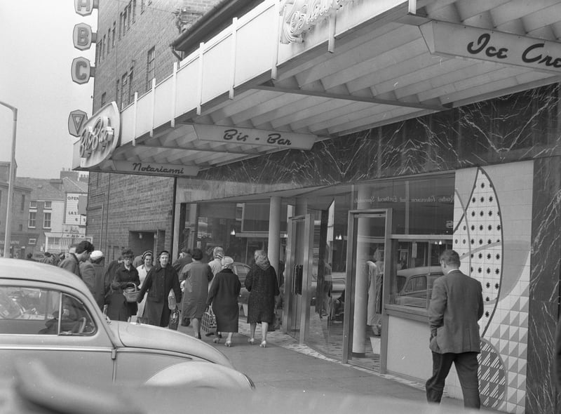 The ABC, Park Lane, Bis Bar and Notarianni's pictured in April 1965.