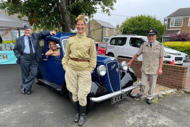 Members of the Washington community celebrate the Springwell Village 1940s weekend