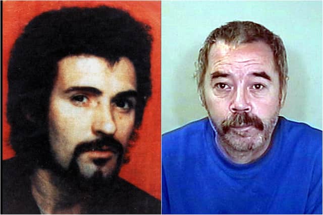 Peter Sutcliffe (left) and John Humble