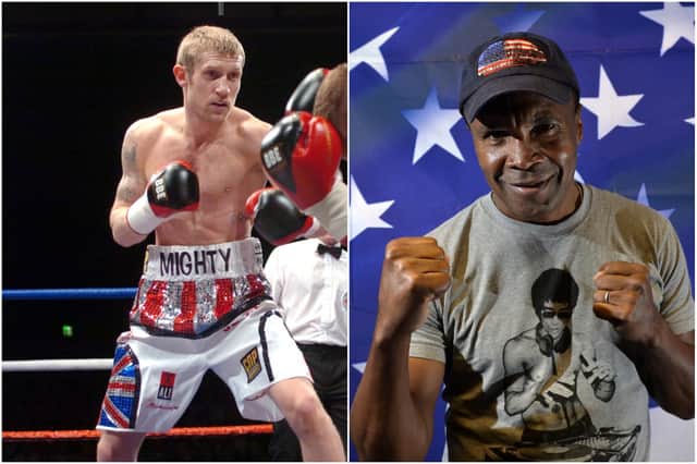 Tony Jeffries and Sugar Ray Leonard took part in an online sparring session