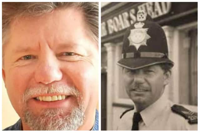 Norman Kirtlan has died aged 70. The picture on the right shows him on duty in the 1990s.