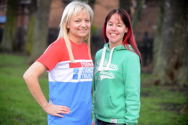 Dawn Starkey and Deborah Dryden, right, were running the London Marathon 9 years ago.