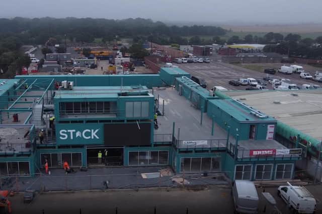 Davy Robson captured this video as part of his drone footage of the STACK site at Seaburn.