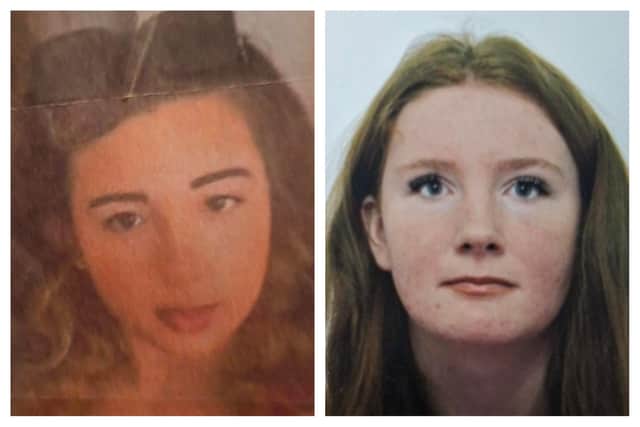 Nevaeh (left) and Charlotte have been missing from their homes in Sunderland since Saturday, October 17.