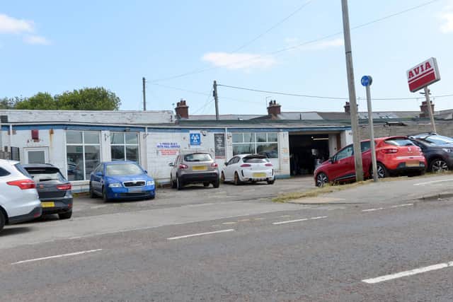 The Coast Road Garage, at Whitburn, was subject to an arson attack.