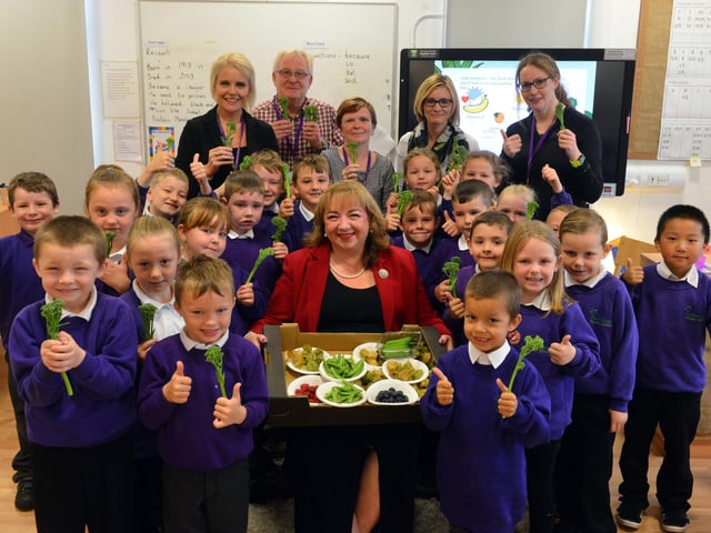 MP Sharon Hodgson joined a healthy eating course at  Marlborough Primary School 5 years ago.