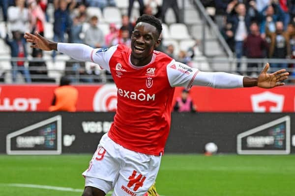 Newcastle United have been linked with signing Arsenal loanee Folarin Balogun (Photo by FRANCOIS LO PRESTI / AFP) (Photo by FRANCOIS LO PRESTI/AFP via Getty Images)