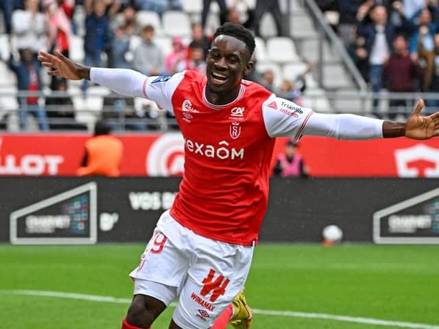 Newcastle United have been linked with signing Arsenal loanee Folarin Balogun (Photo by FRANCOIS LO PRESTI / AFP) (Photo by FRANCOIS LO PRESTI/AFP via Getty Images)