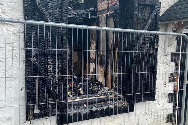Items in the building including food, clothing and specialist equipment have been completely destroyed.