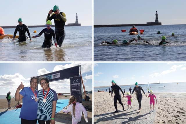 Triathlon events for various abilities continued on Sunday.