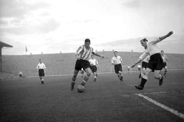 Trevor Ford in action. He was one of Joe's favourite Sunderland players.
